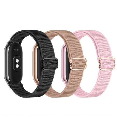 Elastic Nylon Loop Band for Mi Band 9 Replacement Strap Correa Bracelet for Xiaomi Mi Band 8 9 NFC Wristband Accessory （NLB-550）