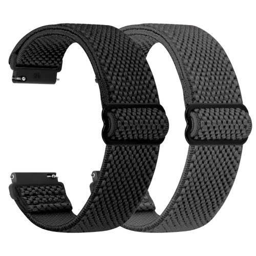 Elastic Wave Pattern Nylon Watch Band 20mm/22mm（NLB-673）