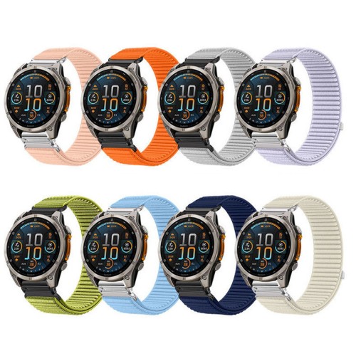 Nylon Woven Loop Quick Release Watch Band for Garmin Fenix 8/7X/7 Pro: Durability Meets Versatility